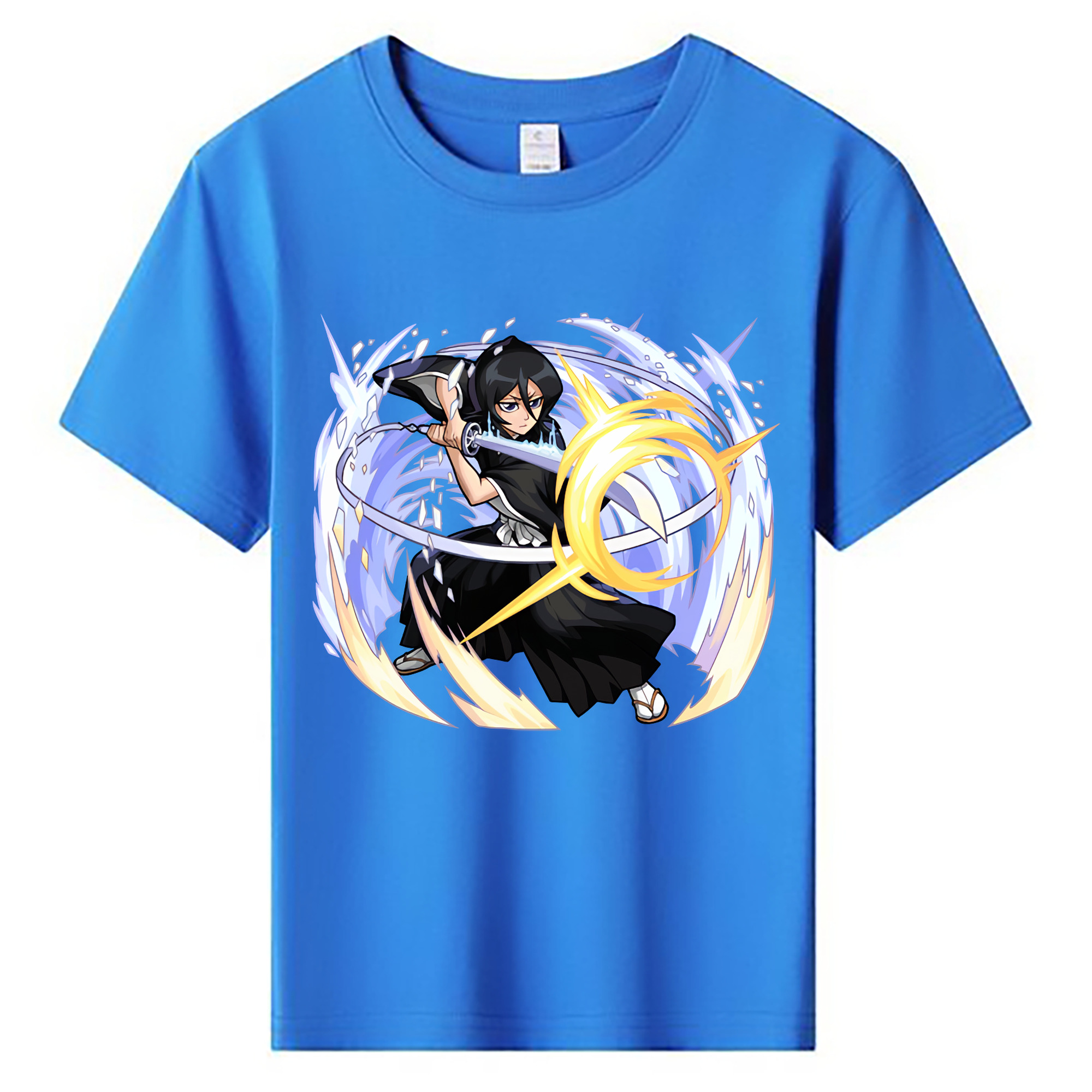 （画像用） ブリーチ 朽木ルキア BLEACH Kuchiki Rukia 綿100％キッズTシャツ（フロントプリント）